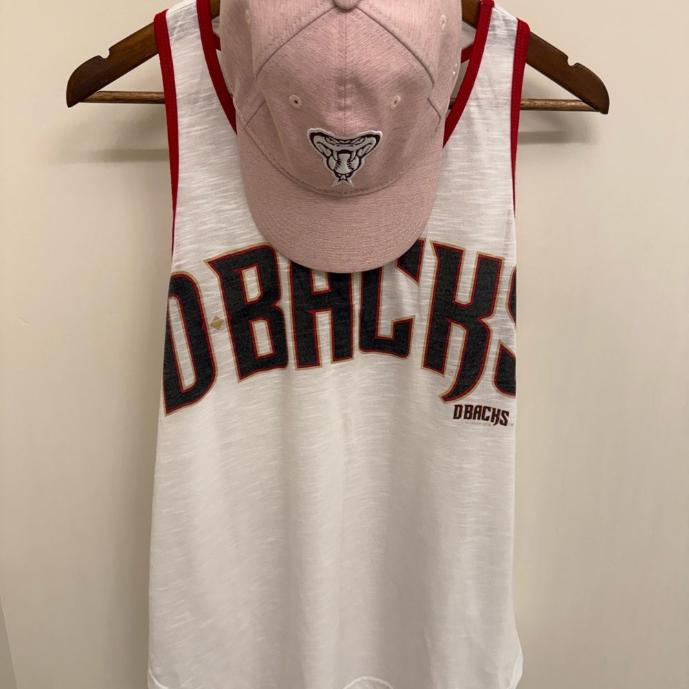 MLB White and Red Tank Top
